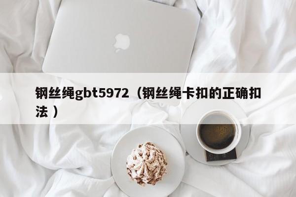钢丝绳gbt5972（钢丝绳卡扣的正确扣法 ）
